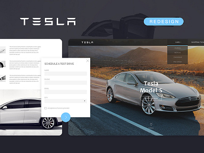 Tesla - Website Redesign Concept