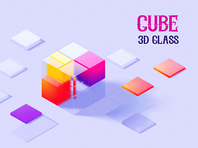 CUBE 3D glass