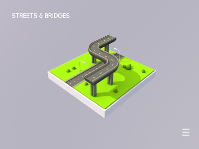 Streets Bridges 3D
