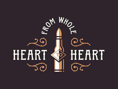 From whole heart bullet enemy heart logo love peace poster war weapon whole