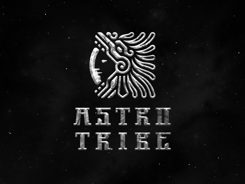 Astro Tribe astronaut aztec cosmonaut inca indian mayan native space star tribe universe
