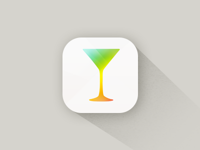 Cocktail Icon app cocktail colour icon