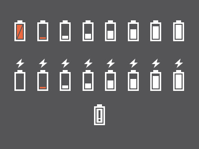 Battery battery icon