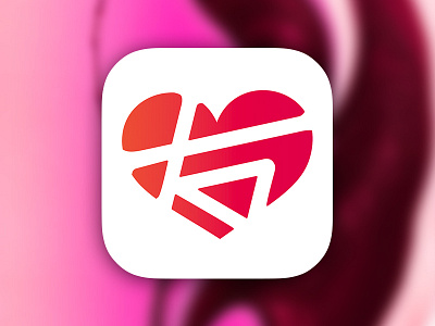 App icon app icon ios8 pink red