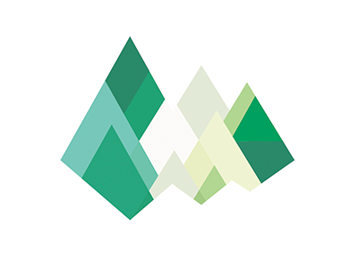 Colour logo colour green logo mountain