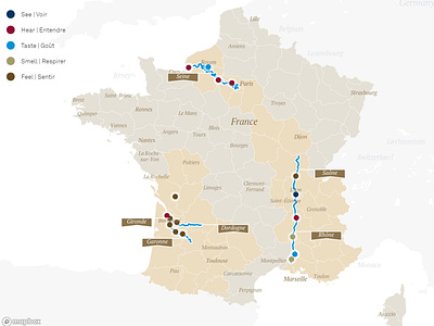 Cruise Map France