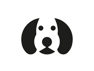 dog 3 art branding design flat icon identity illustrator logo minimal vector