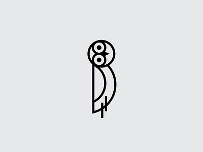 owl logo animal art branding challenge design flat icon identity illustraion illustrator logo minimal vector