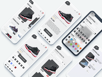 Nike Shoe SwiftUI App Light/Dark