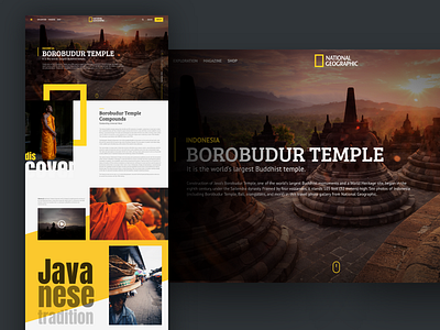 Ng Redesign Concept_2 culture layout magazine national geographic typography ui website