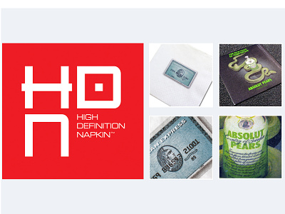 High Definition Napkin branding illustration minimal product design typography vector