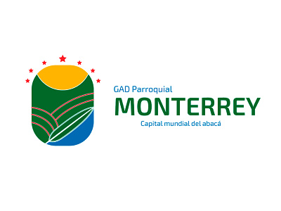Logo GAD Parroquial Monterrey branding design icon illustration logo