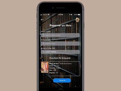 Community library app books library reservation ui ux
