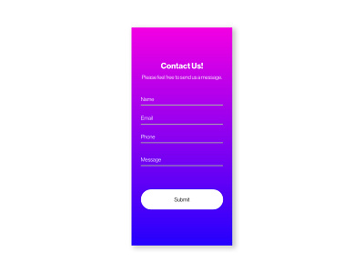 DAILY UI: contact us daily 100 challenge daily ui daily ui challenge ui ux