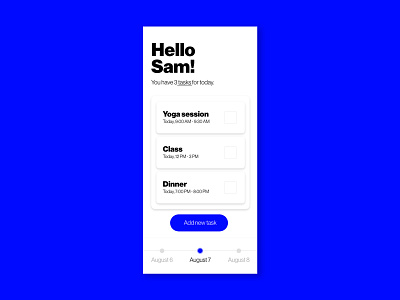 DAILY UI: to do list