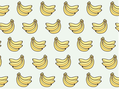 Going bananas adobe illustrator background pattern daily ui design illustration pattern vector