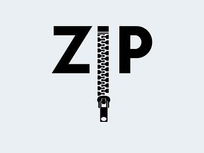 ZIP brand identity design logodesign wordmark