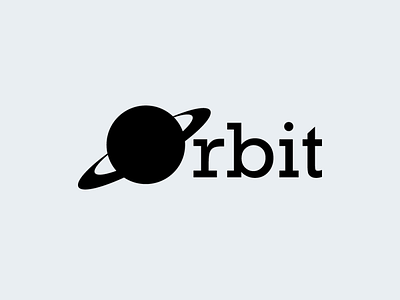 Orbit brand identity design icon logodesign wordmark