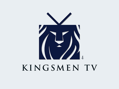 KingsMen TV brand identity design icon logodesign