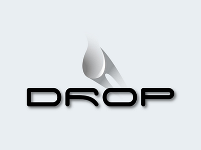 Drop Illustration clean futuristic graphic design illustration logo design