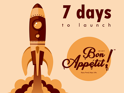 Bon Appetit Countdown Visual Design brand design brand identity branding branding and identity branding design design identity design logo vector wordmark