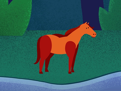 horse character design animals animation characterdesign childrens illustration motiongraphics