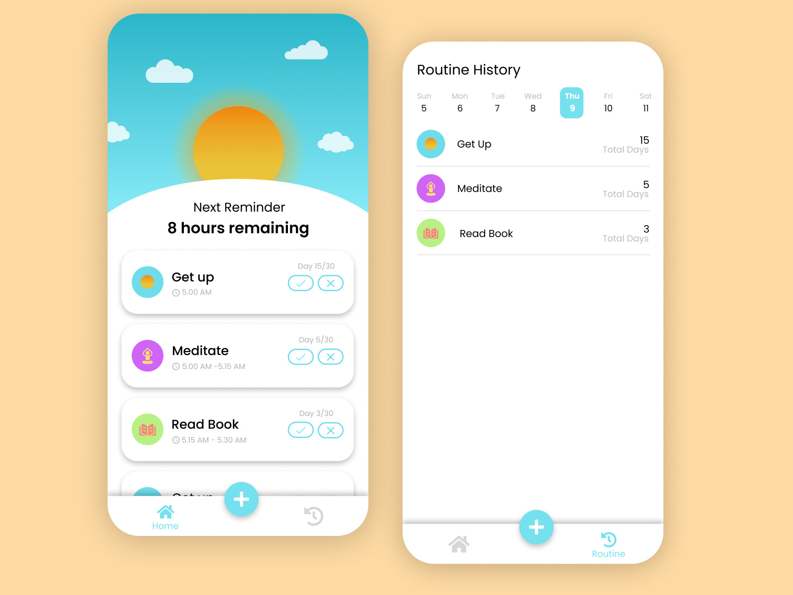 Morning Routine App By Axxel Devanda On Dribbble