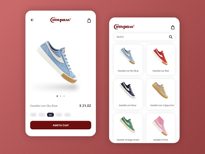 Mobile app - Shoes Catalog