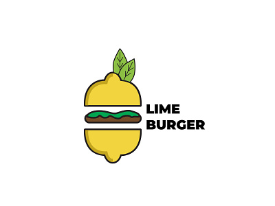 Lime Burger logo logodesigner logoinspiration logos