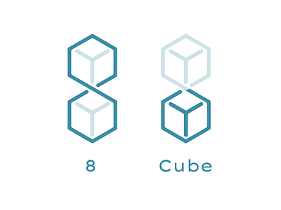 Eight cube logo logo logodesign logoinspiration