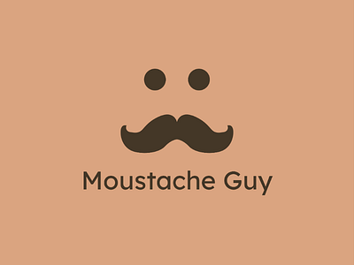 Moustache Guy logo logos design designer