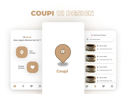 Coupi UI concept