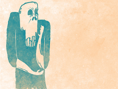 Miscellaneous doodle grim grunge illustration ink reaper skull texture