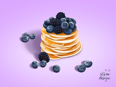 Friday Food! Blueberries pancakes 😍😍😍🥰🥰🥰
