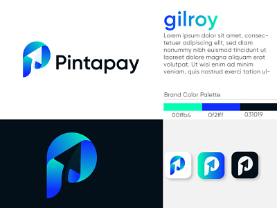 Pintapay Paying logo/ P lettter logo android icon app icon brand identity branding logo modern logo p letter icon p letter logo paying logo