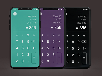 DailyUI#004 Calculator