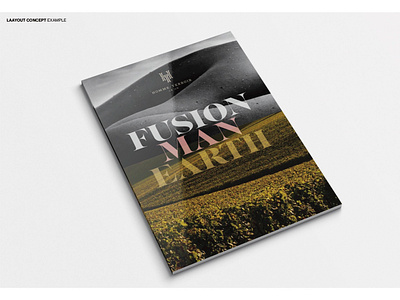 brochure design for HOMME TERROIR branding design illustration