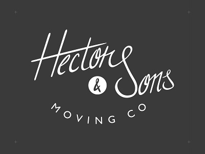 Hector & Sons branding logo moving