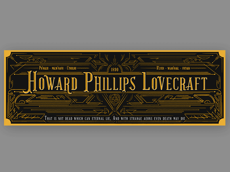 Lovecraft bookmark bookmark lovecraft