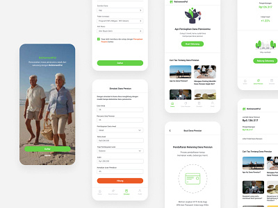 RetirementPal: Plan Your Retirement Fund 401k retirement fund retirement plan ui ui design ux