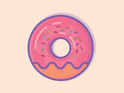 Donut - Illustration 01 flatdesign illustration illustration art illustrator