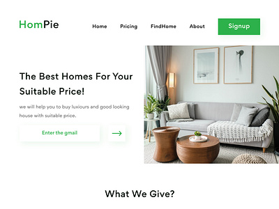 The Realestate Landing Page