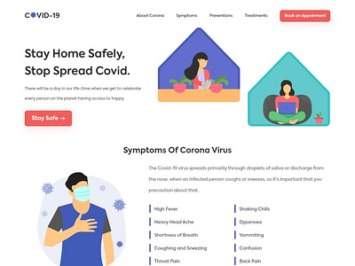 Covid-19 Landing Page