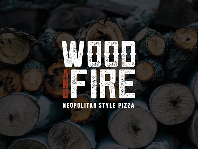 Wood and Fire Logo Concept One