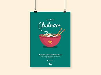 Country Lunch Vietnam Poster