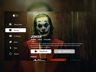 Apple Tv By Jun Chu Dribbble