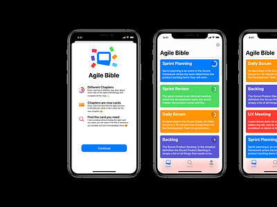 Agile Bible app blur branding clean colors design graphic design icon ios iphone minimal sketch sketchapp ui ux