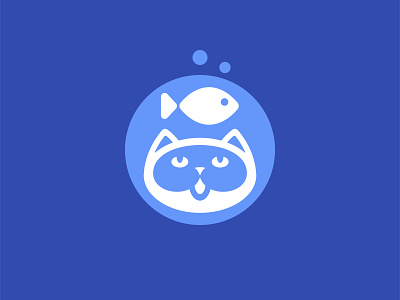 Cat and Fish Logo