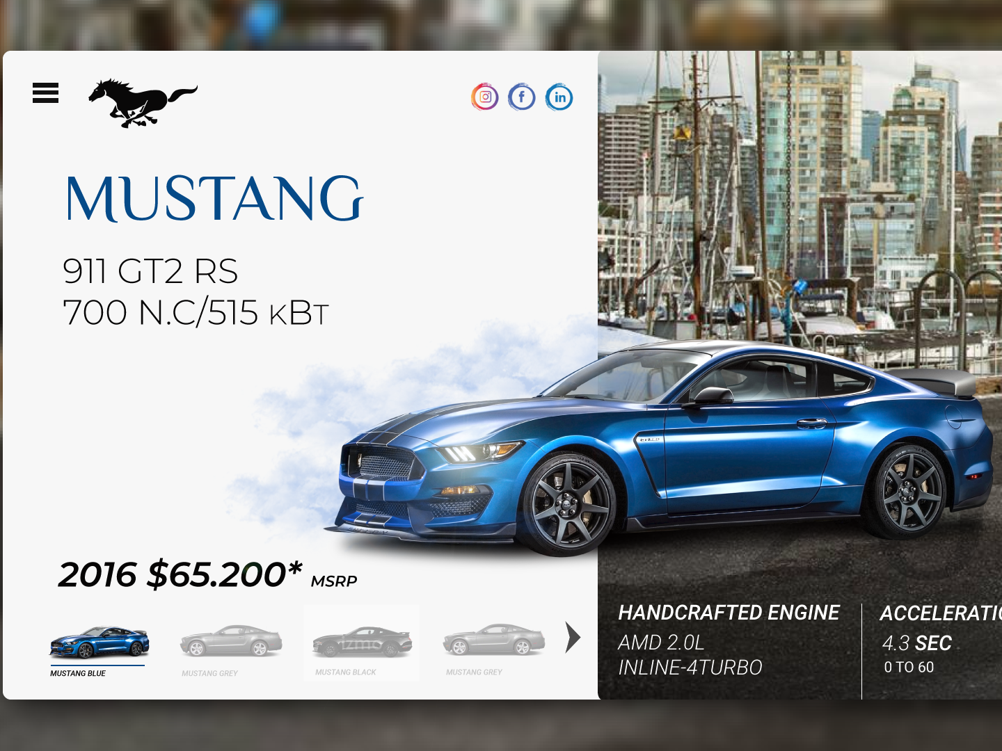 Mustang Final by Vinay Singh on Dribbble