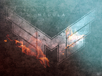 Médula (Rock Band) New Ident brand design diseño de logo ident logo m metal metal logo rock wings